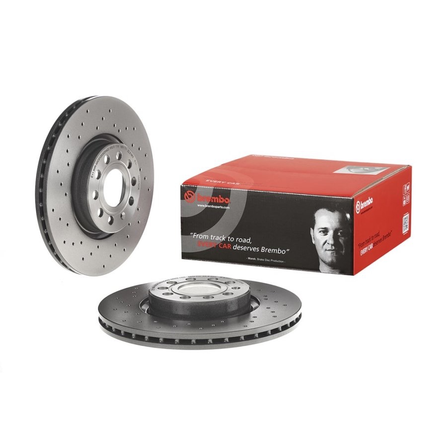 BREMBO DISQUES DE Frein + Revêtements Avant+Arrière pour VW Golf 4