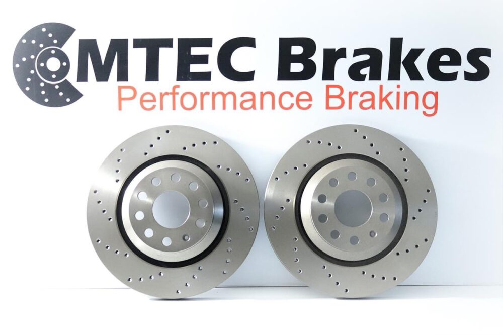 2 Disques de freins MTEC 1702 percés 350x32mm MERCEDES ML 5x112