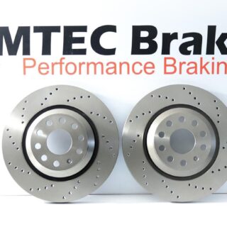 2 Disques de freins MTEC 1702 percés 350x32mm MERCEDES ML 5x112