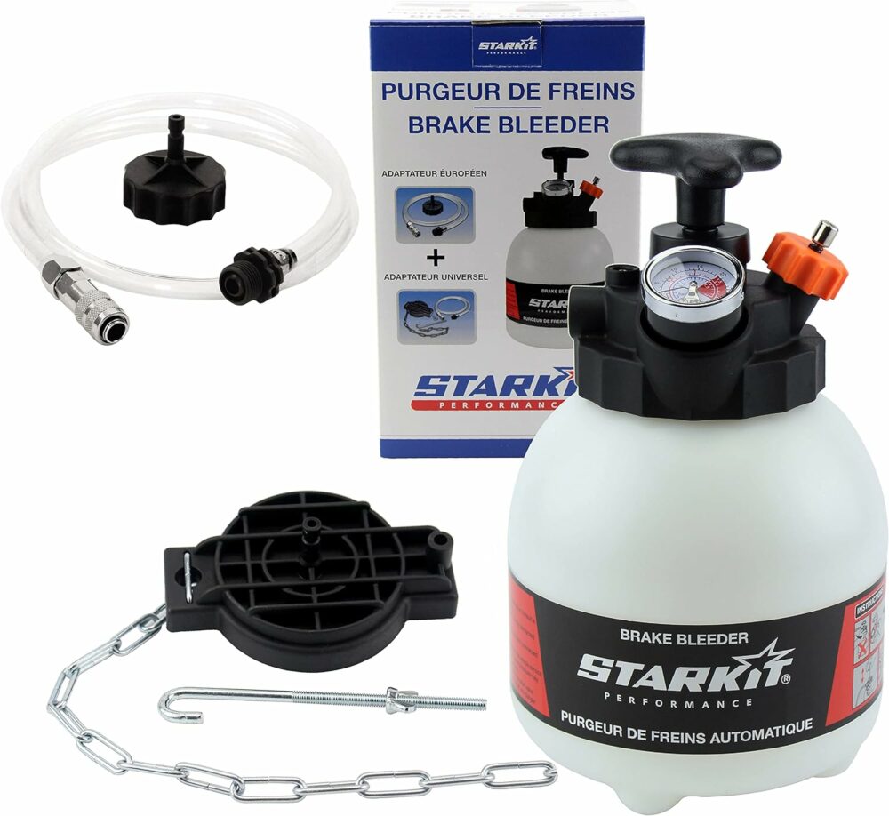 Purgeur liquide de frein voiture - à pompe manuel - 3 litres