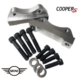 PACK ADAPTATEURS YBT MINI COOPER R50 R52 53 R55 R56 R57 R58 R59 ÉTRIERS BREMBO 4 PISTONS 330X26MM