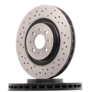 2 DISQUES DE FREINS AVANT ABARTH BREMBO 09.8004.4X AVANT XTRA 305x28mm