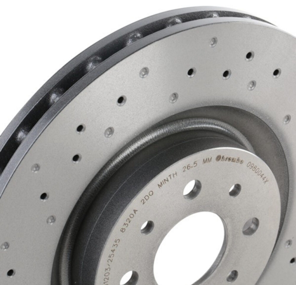 2 DISQUES DE FREINS AVANT ABARTH BREMBO 09.8004.4X AVANT XTRA 305x28mm – Image 2