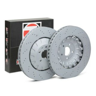 2 DISQUES DE FREINS AVANT ZIMMERMANN FORMULA Z PERCÉS 150.3422.70 345x28MM BMW M3 E46 CSL