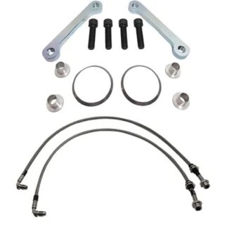 Adaptateurs Porsche Cayenne Z18 + durites de frein Porsche GOLF 5/6/ GTI R AUDI S3 LEON 1P