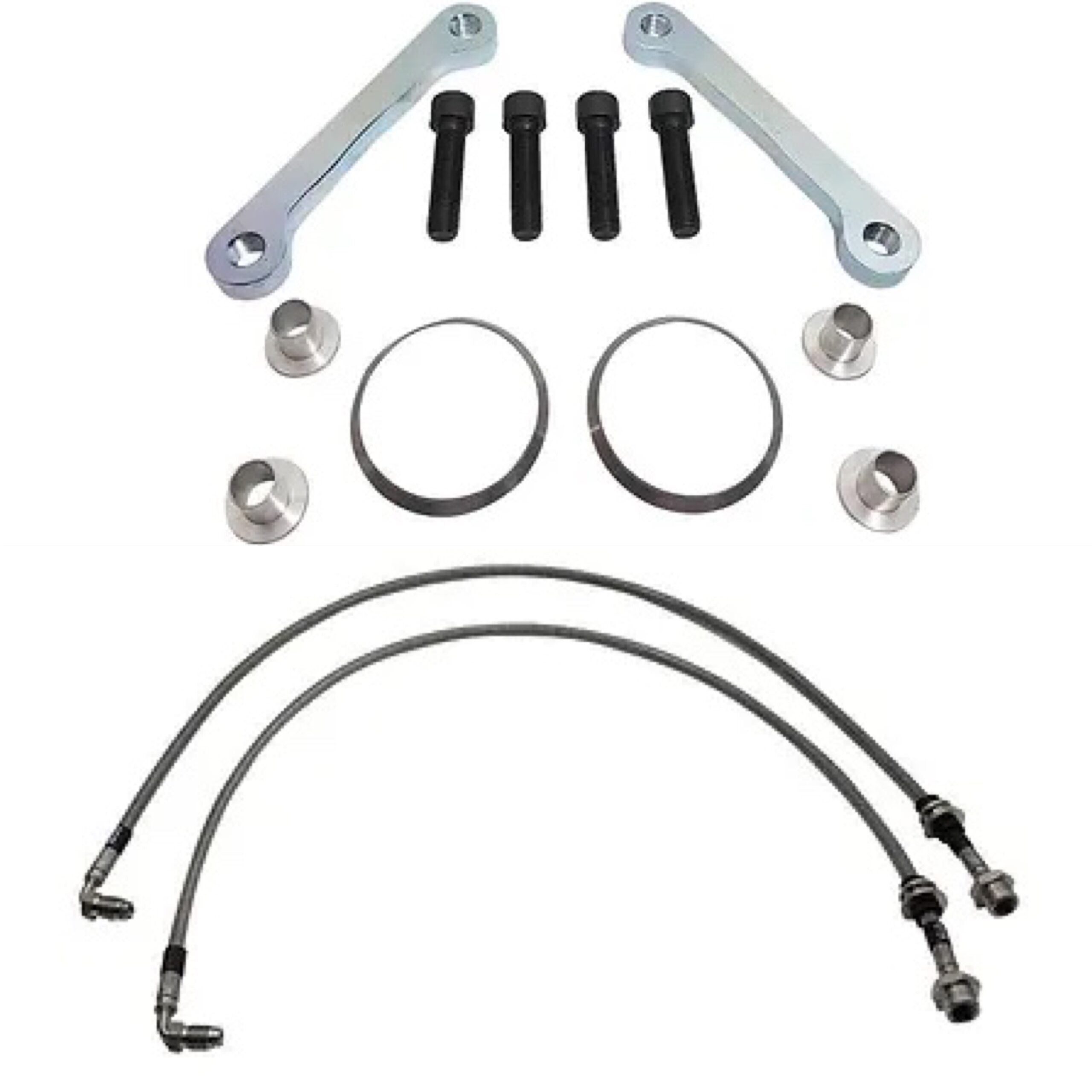 Adapters Porsche Cayenne Z18 + Brake line hosess Porsche GOLF 5/6 GTI