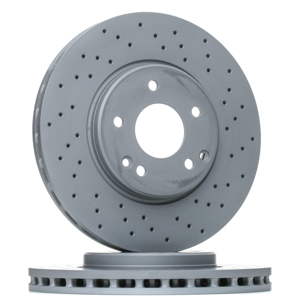 2 DISQUES DE FREINS ARRIERE ZIMMERMANN SPORT Z PERCÉS 250.1361.52 302X11MM FORD FOCUS ST MK2