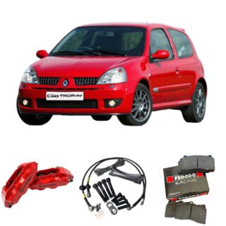 Kit gros freins avant YBT Clio 2 RS Twingo RS 300x24mm