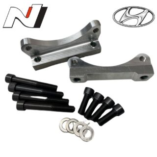 Pack adaptateurs YBT Hyundai I30N étriers Brembo 4 pistons 345x30mm 360x30mm