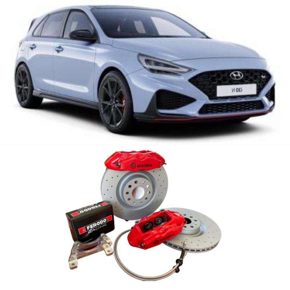 Kit gros freins avant YBT performance HYUNDAI I3ON 345x30mm