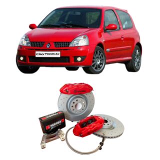 Kit gros freins avant YBT Clio 2 RS Twingo RS Performance 300x24mm