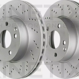 2 Disques de Freins avant Kinetix 330X26mm percés Mini Cooper S R56 GP2