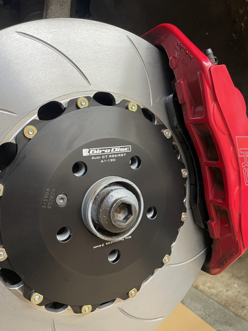 2 disques de freins Girodisc avant A1-190 AUDI RS6 C7 – Image 7