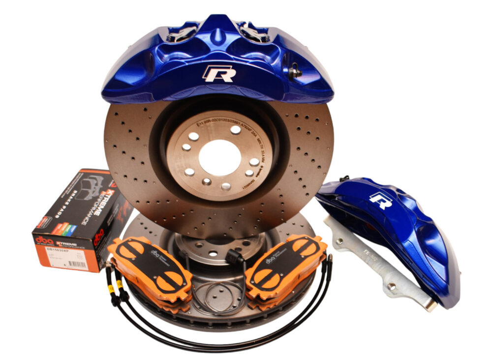 KIT GROS FREINS AVANT 6 PISTONS 375x36mm AVANT ULTIME 5X112 GOLF 7-8GTI/GOLF 7-8R/CUPRA/AUDI