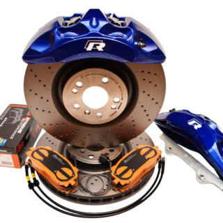 KIT GROS FREINS AVANT 6 PISTONS 375x36mm AVANT ULTIME 5X112 GOLF 7-8GTI/GOLF 7-8R/CUPRA/AUDI