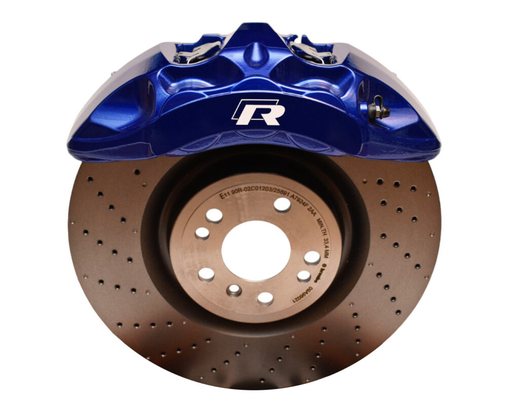 KIT GROS FREINS AVANT 6 PISTONS 375x36mm AVANT ULTIME 5X112 GOLF 7-8GTI/GOLF 7-8R/CUPRA/AUDI – Image 10