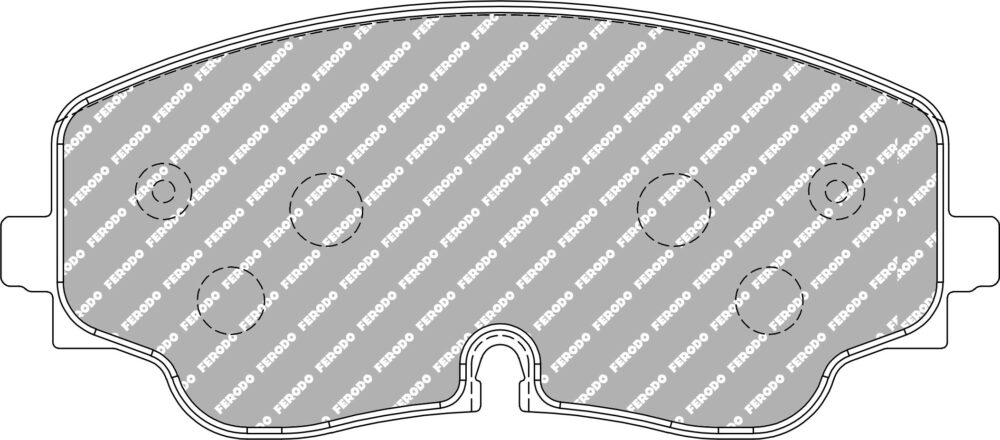4 Plaquettes de frein avant DS2500 Ferodo - FCP5358H GOLF 8R/GTI AUDI S3 8Y – Image 3