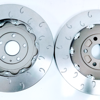 2 DISQUES DE FREINS AVANT MTEC 7022 2 PARTIES FLOTTANT 370X32MM 5x112 AUDI TT RS 8J AUDI RS3 8P