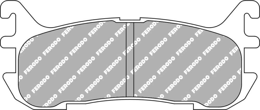 4 Plaquettes de frein arrière DS2500 Ferodo – FCP1012H Mazda MX5 NA NB 1994 2005 – Image 2