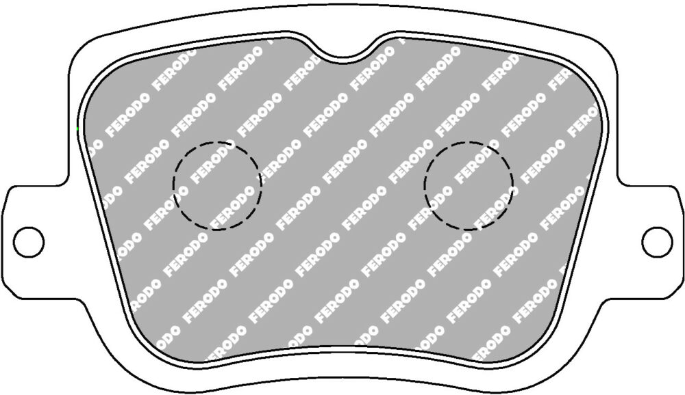 4 Plaquettes de freins arrière Ferodo DS UNO FCP5526Z ALPINE A110 2017-2024 Alpine A110 / A110S / GT / REDELE/ R / LE MANS – Image 2