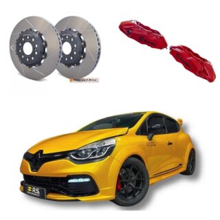 Kit gros freins avant YBT Clio 4 RS Ultime 320x28mm Girodisc sur bol