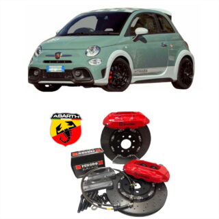Kit gros freins avant YBT ABARTH 500 595 ABARTH E Ultime+ disques 305x28mm Brembo bol aluminium